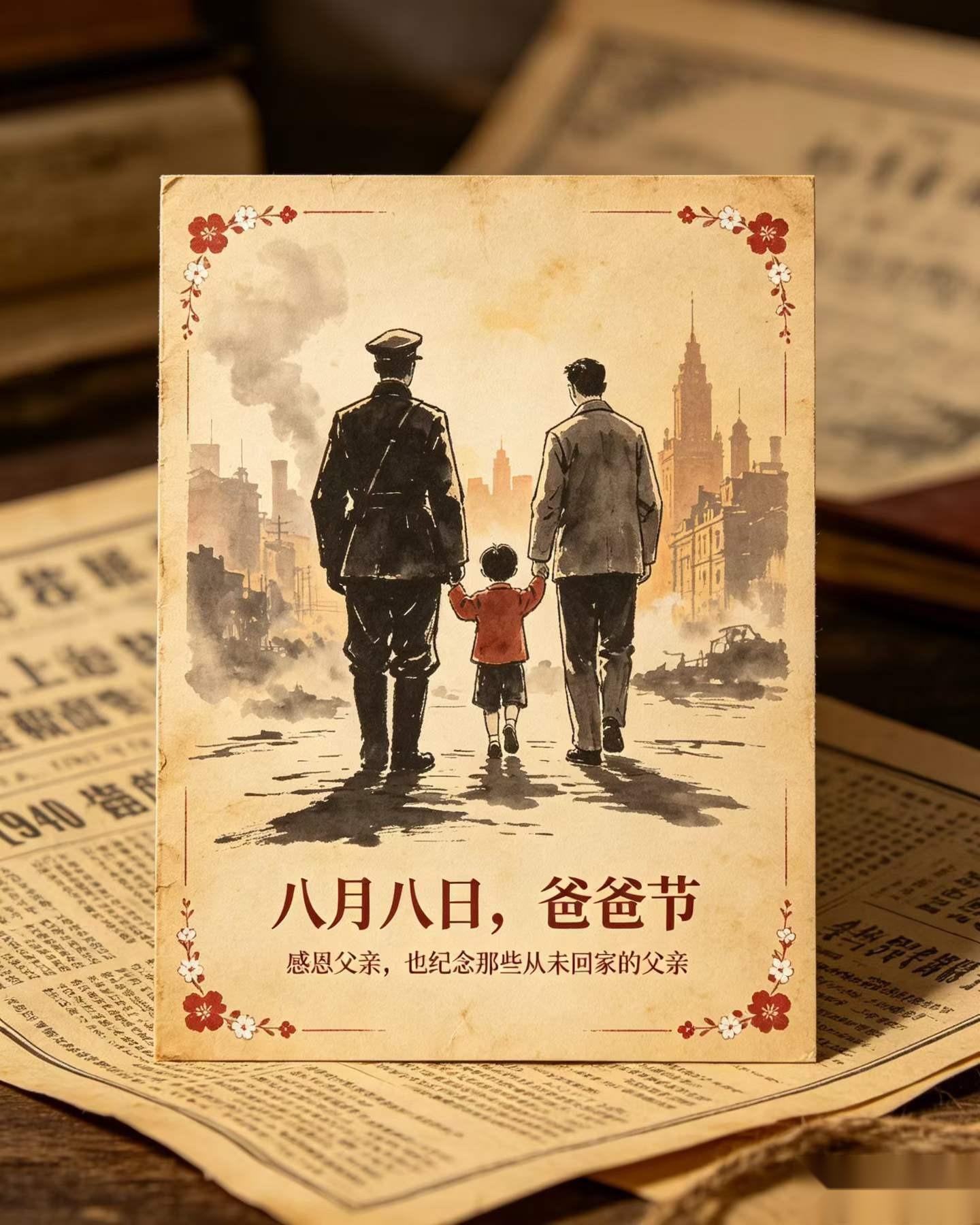 八八·爸爸節|一段烽火歲月誕生的本土節日 — 文化隨筆 配圖