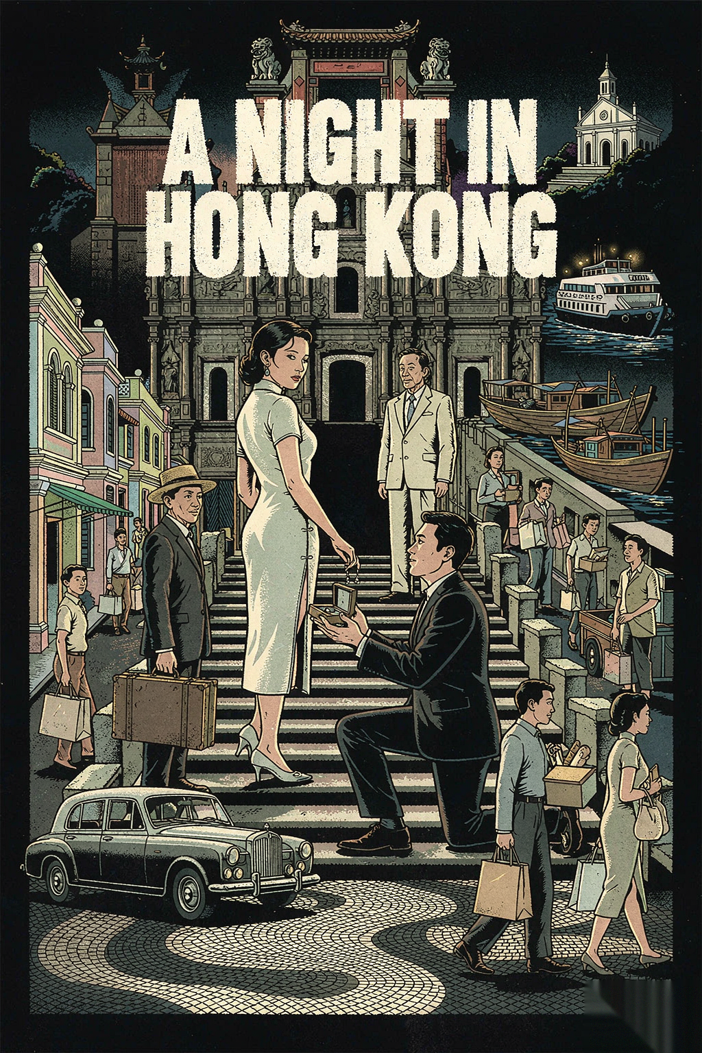 《香港之夜》 電影海報