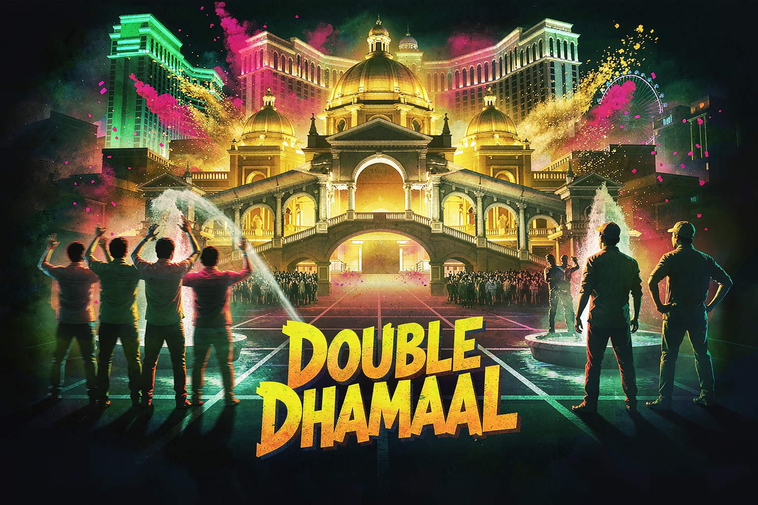 《Double Dhamaal》觀後感 電影海報